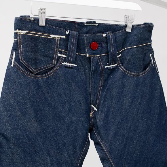 Levi's Red Collection 2007 Raw Denim Bowleg Jeans - Picture 3 of 11